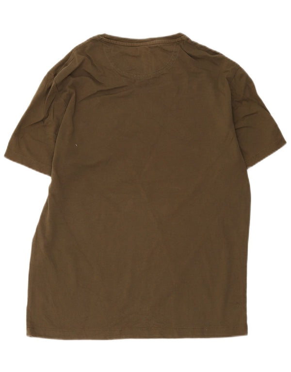 T-shirt da uomo slim fit Timberland Top piccolo in cotone kaki