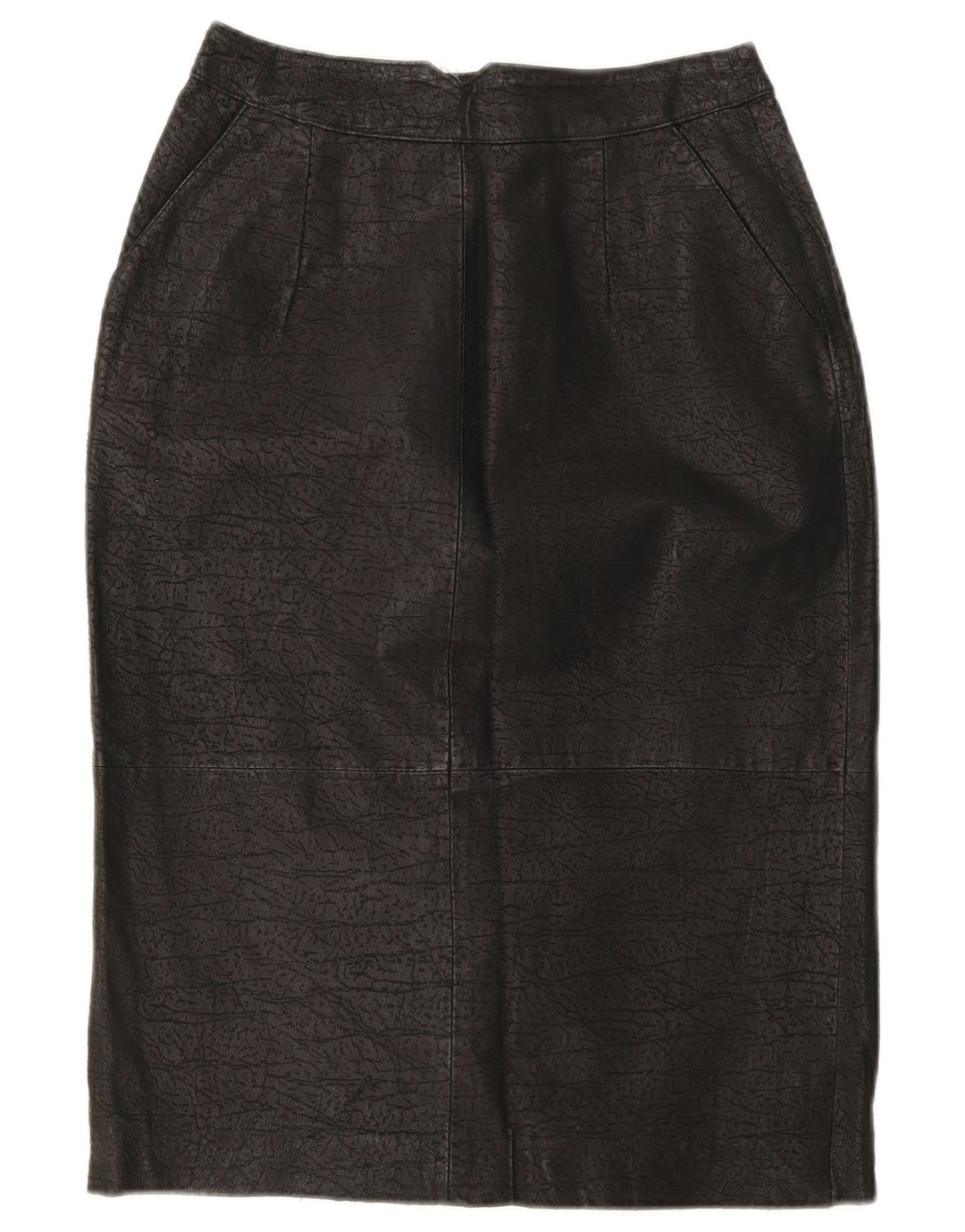 Gonna a tubino vintage da donna EU 38 media W28 nera