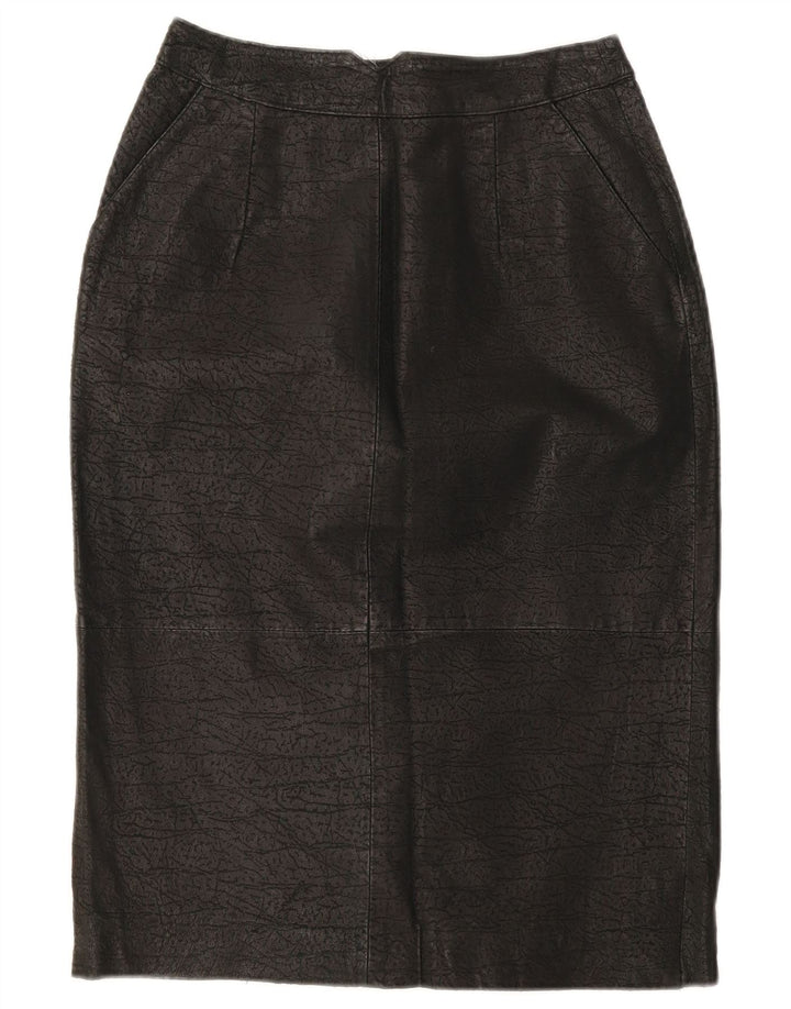 Gonna a tubino vintage da donna EU 38 media W28 nera