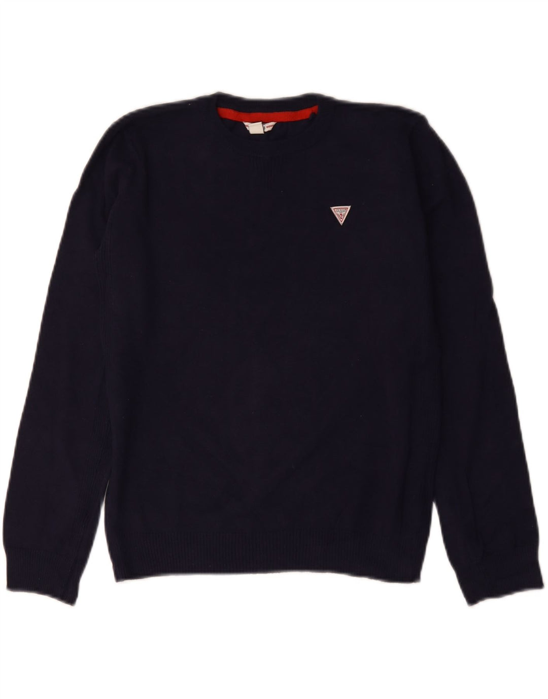 Maglione GUESS Bambino Girocollo 11-12 Anni Blu Navy
