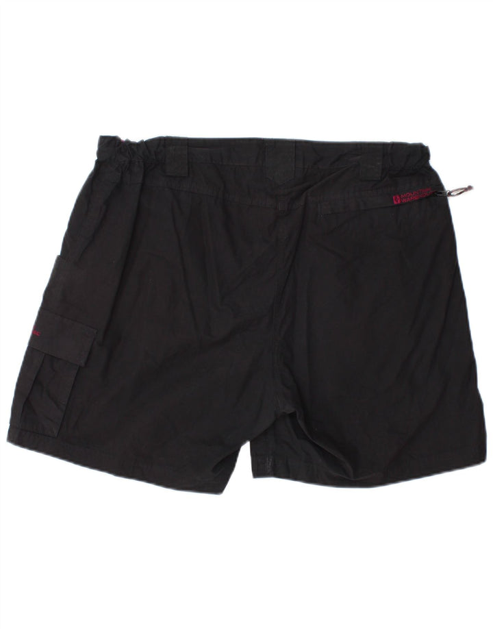 MOUNTAIN WAREHOUSE Pantaloncini cargo da donna UK 14 Large W32 Poliestere nero