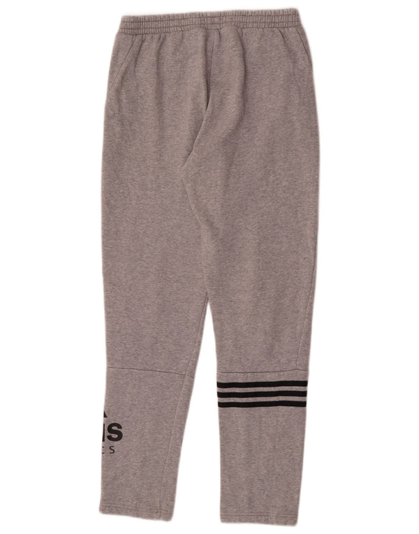 Pantaloni da tuta con grafica Adidas da ragazzo 13-14 anni in cotone grigio