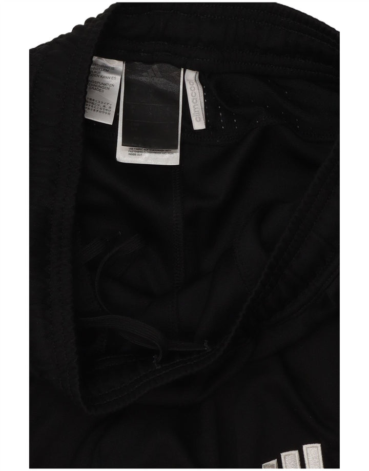 Pantaloni da tuta Adidas Climacool da uomo piccoli in poliestere nero