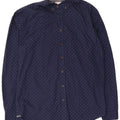 Camicia Joules da uomo dalla vestibilità classica, blu navy medio maculato