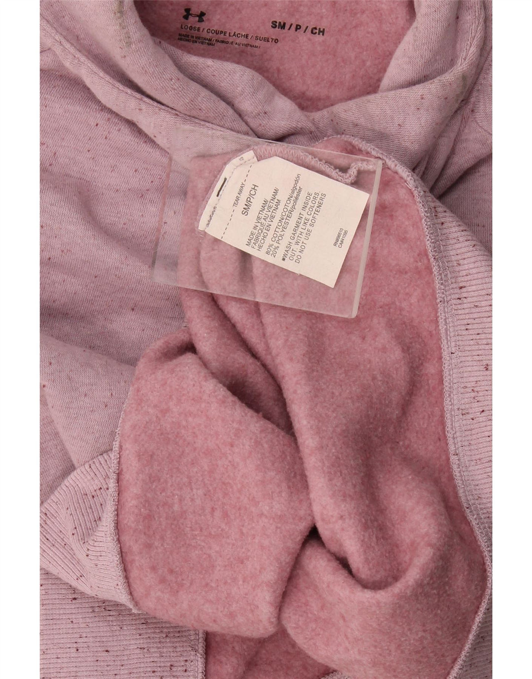 Felpa corta da donna Under Armour UK 10 Small Pink Flecked
