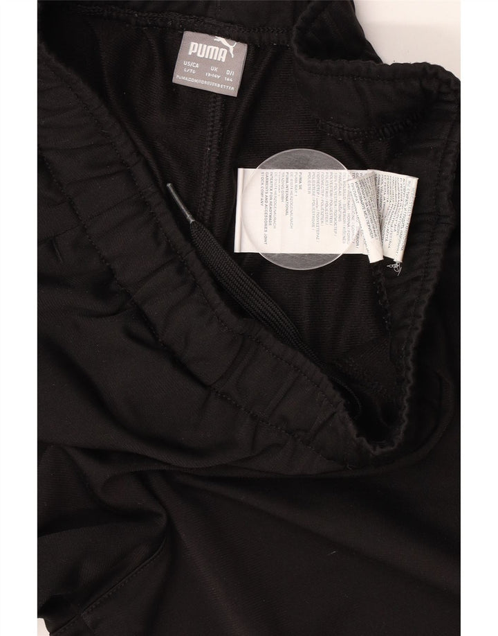 Pantaloni della tuta da ragazzo Puma 13-14 anni in poliestere nero