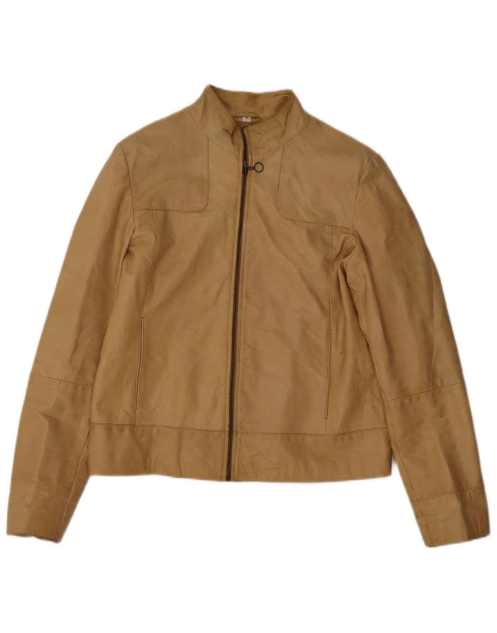Giacca In Pelle Donna Conbipel IT 44 Beige Medio