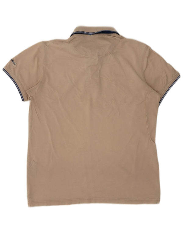 Polo da uomo Harmont & Blaine piccola in cotone a righe beige