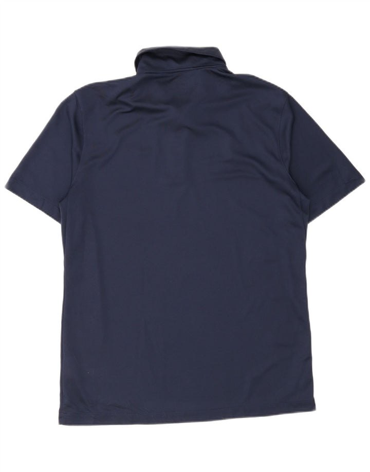 Polo Nike da uomo Dri Fit in poliestere medio blu navy