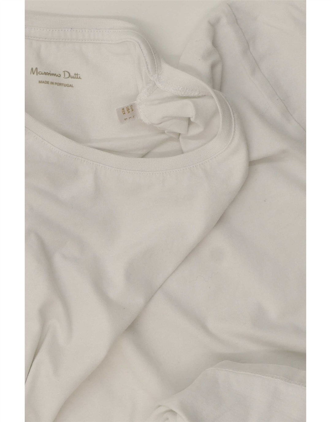 T-shirt da donna Massimo Dutti grande bianca