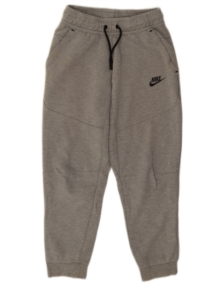 Pantaloni della tuta da ragazzo Nike Joggers 10-11 anni in cotone grigio medio