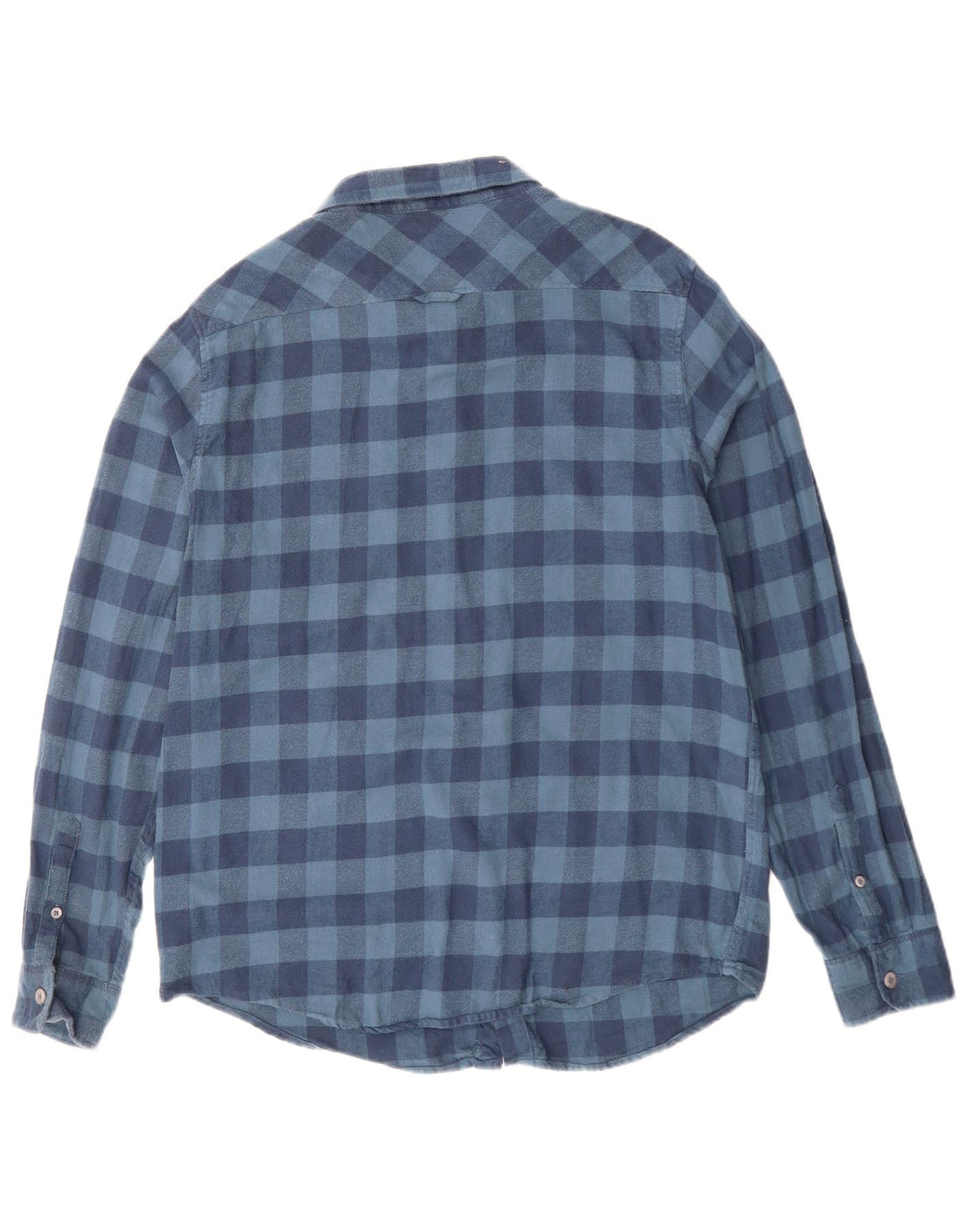 BILLABONG Camicia da uomo in flanella di cotone a quadretti blu grande