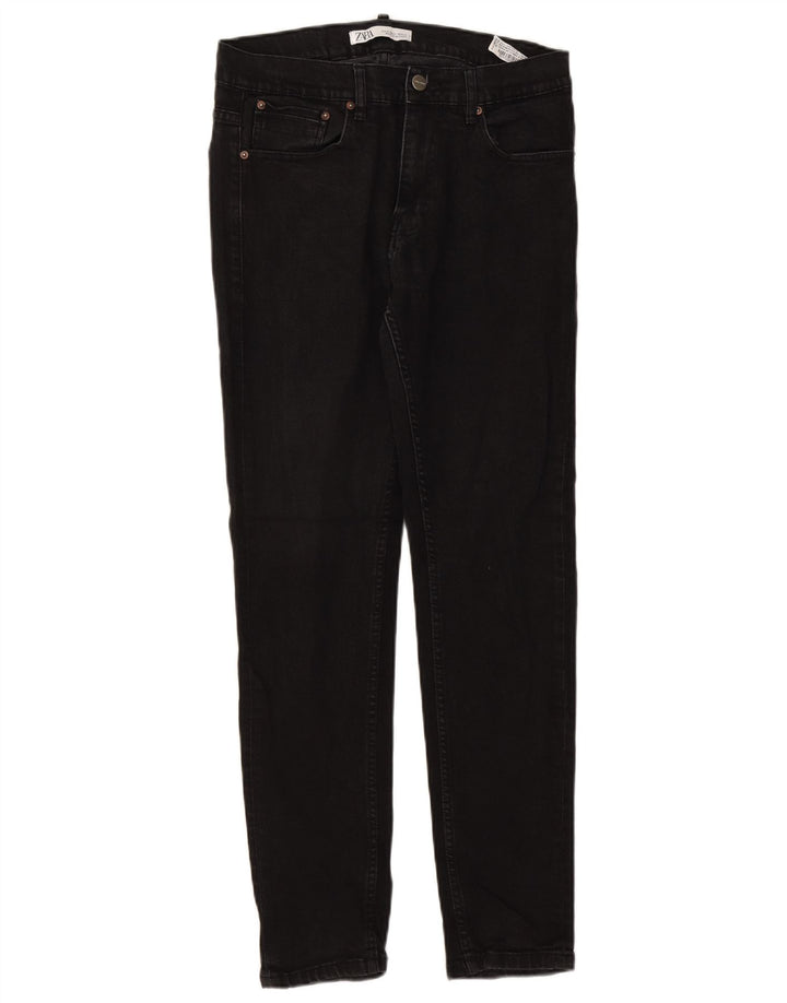 Jeans skinny da donna Zara W32 L30 cotone nero