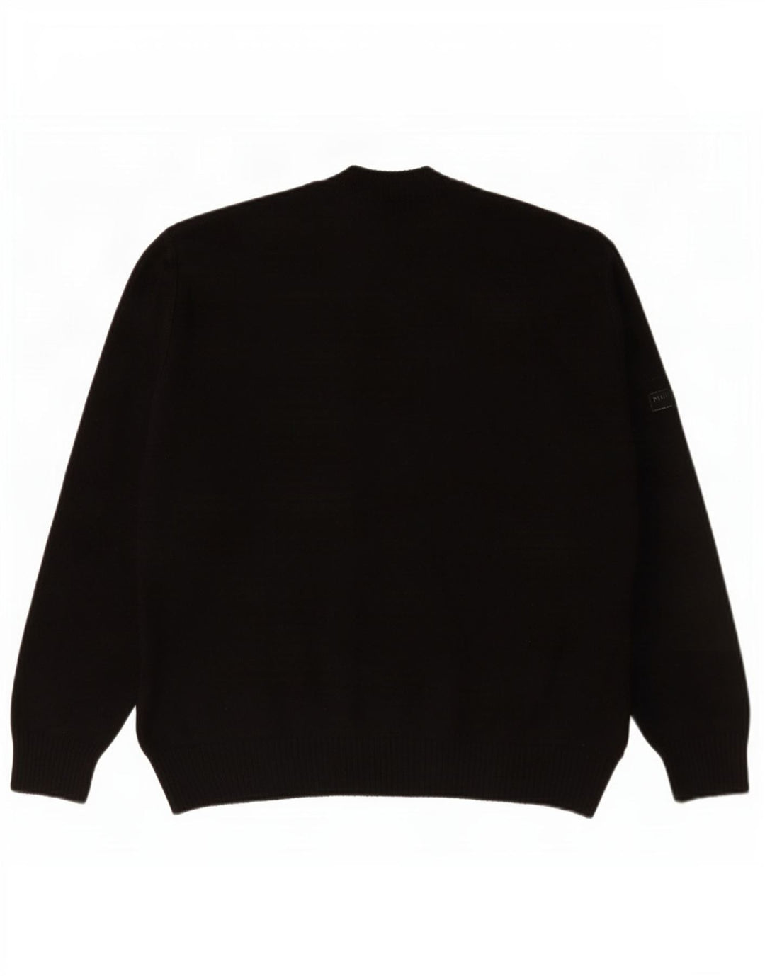 Maglione cardigan da uomo Commander IT 48 Piccolo poliacrilico geometrico nero
