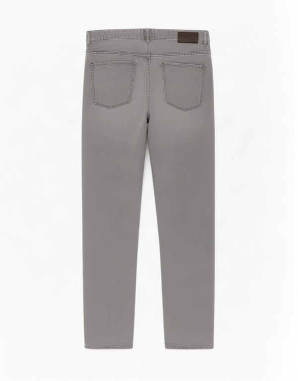 Jeans dritti da uomo Hugo Boss W36 L34 cotone grigio
