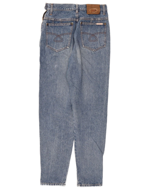 Jeans affusolati a vita alta da donna Stefanel IT 42 medio W28 L27 cotone blu