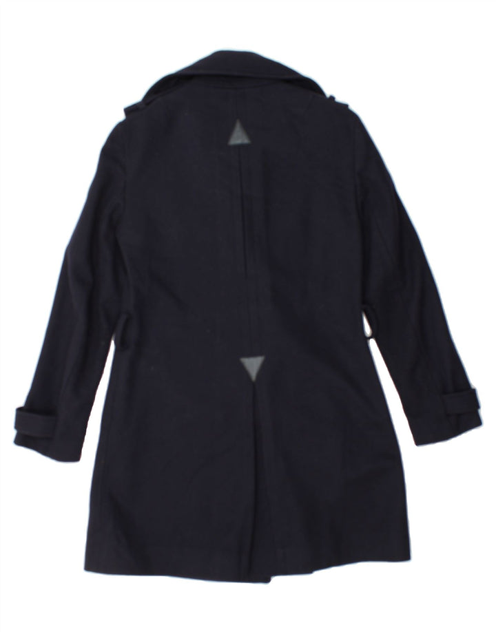 PATRIZIA PEPE Womens Overcoat IT 42 Medium Navy Blue Vintage Patrizia Pepe and Second-Hand Patrizia Pepe from Messina Hembry 