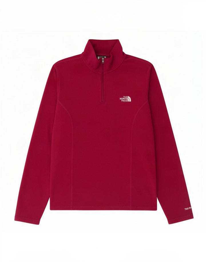Maglione in pile da donna con collo e zip The North Face UK 14 Poliestere rosa medio