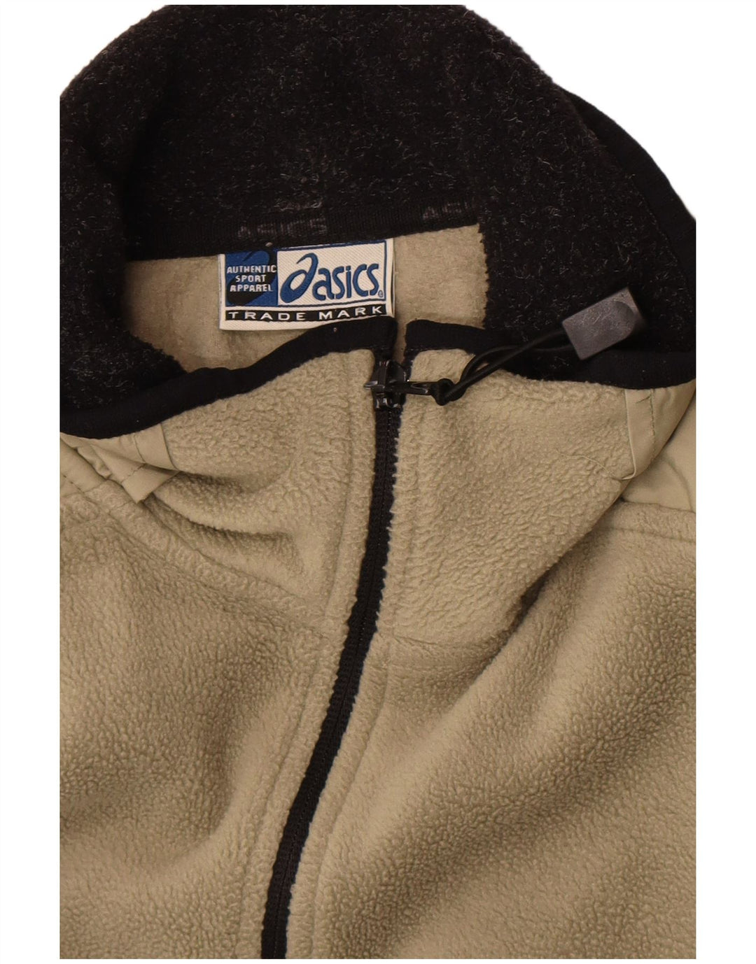 Giacca in pile da uomo Asics UK 44 2XL Colorblock kaki