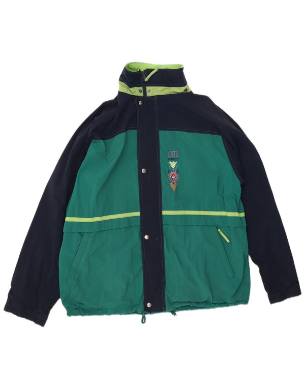 Giacca a vento da uomo Lotto Large verde color block