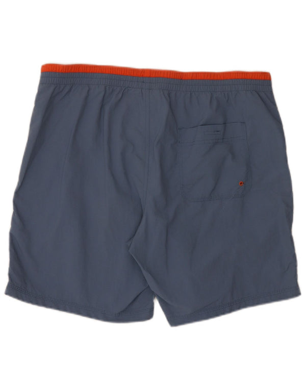 Pantaloncini da bagno grafici da uomo Diadora 2XL Blu navy Colourblock in poliammide