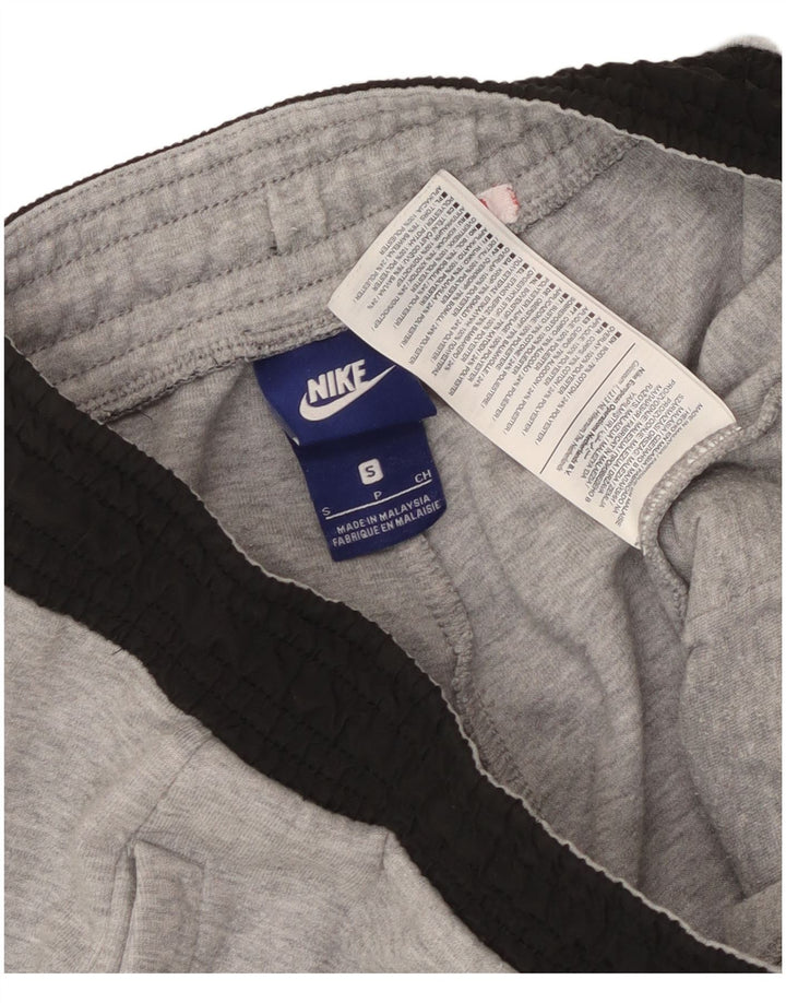Pantaloni da tuta Nike Capri da uomo, piccoli, in cotone color block grigio