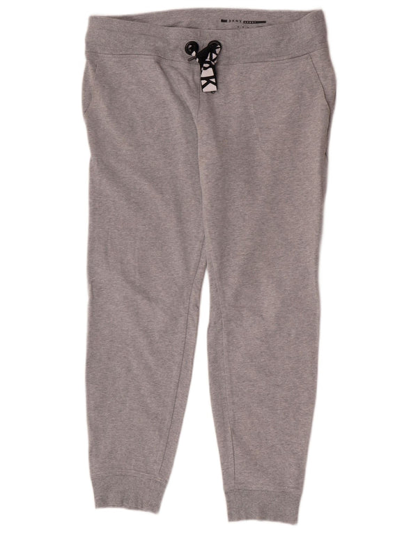 Pantaloni da tuta da donna Dkny Joggers UK 14 Sport chiazzati di grigio medio