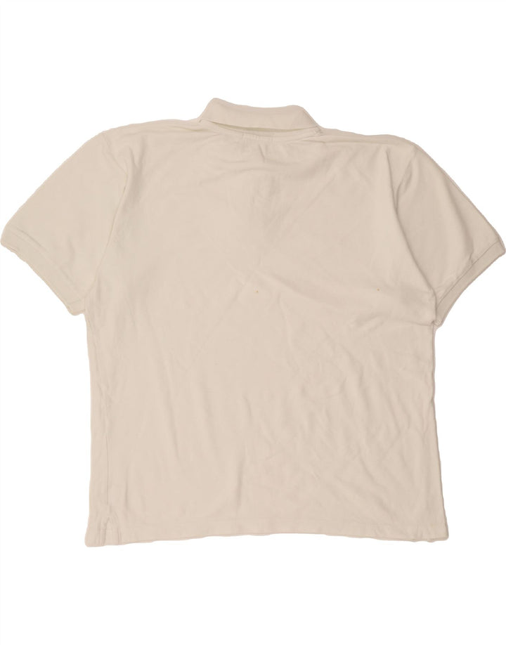 FILA Mens Polo Shirt XL White Cotton Vintage Fila and Second-Hand Fila from Messina Hembry 