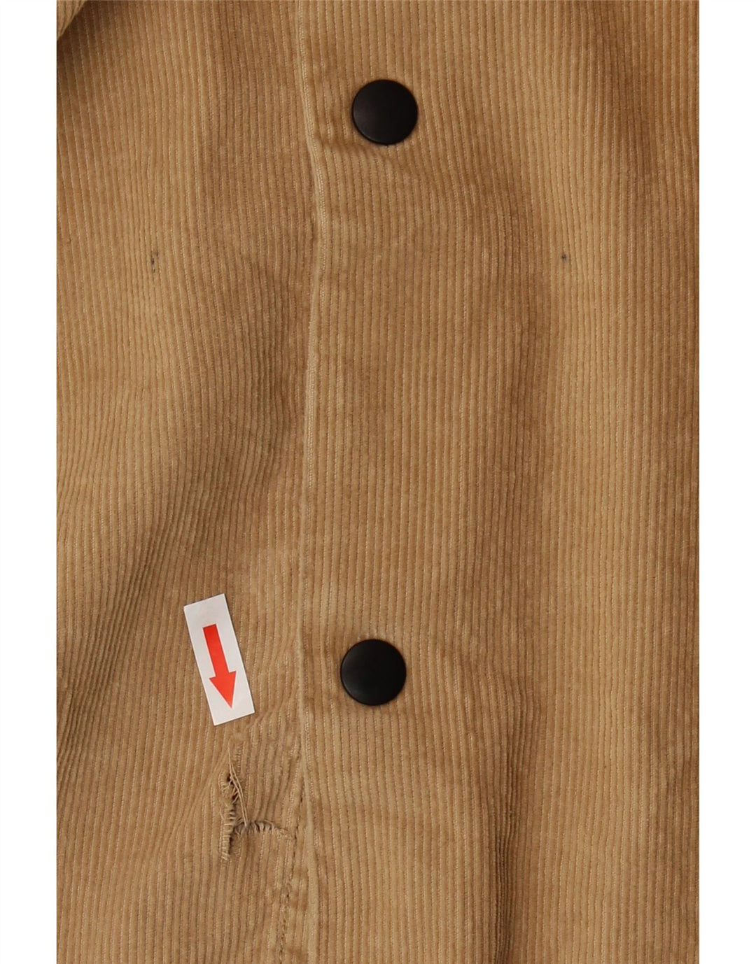 Camicia da uomo in velluto a coste Jack & Jones in cotone beige medio