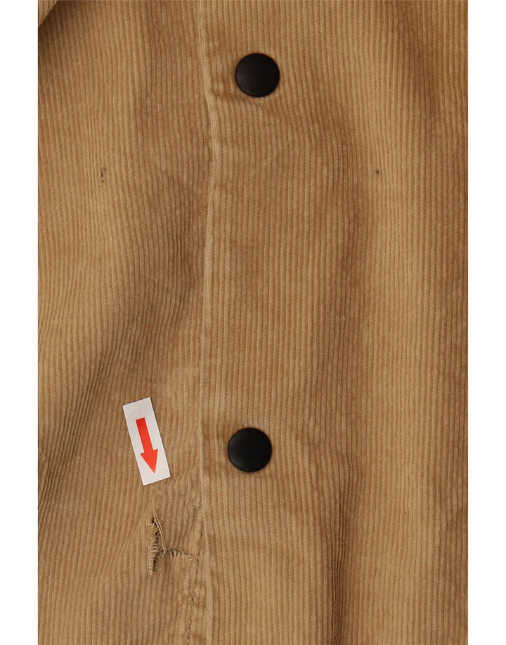 Camicia da uomo in velluto a coste Jack & Jones in cotone beige medio