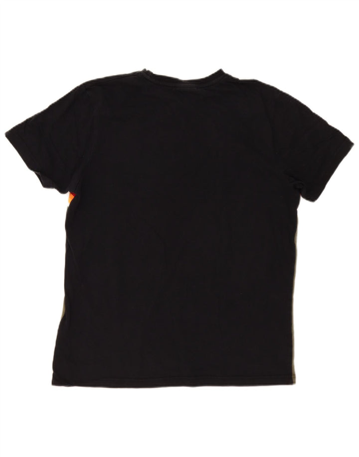 T-shirt grafica da uomo Ellesse Top in cotone color block medio kaki
