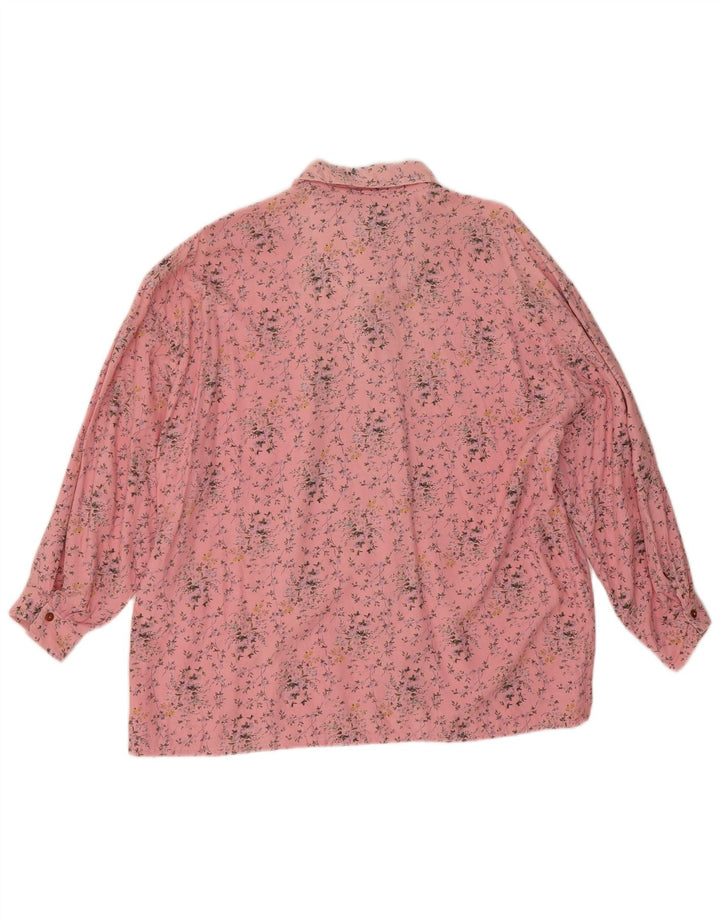 Camicia da donna Cocoa grande floreale rosa