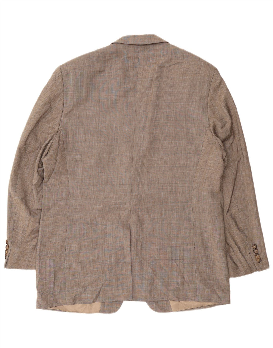 RALPH LAUREN Giacca blazer a 2 bottoni da uomo UK 40 quadri grigi grandi