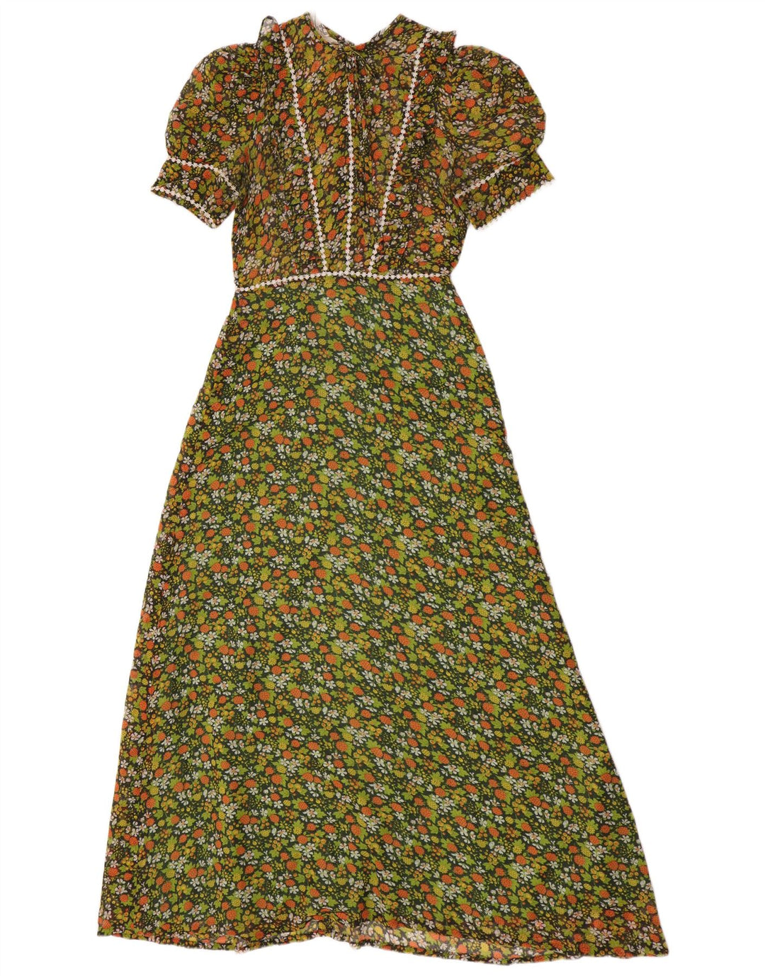 Vestito lungo da donna Radley EU 38 Verde medio floreale