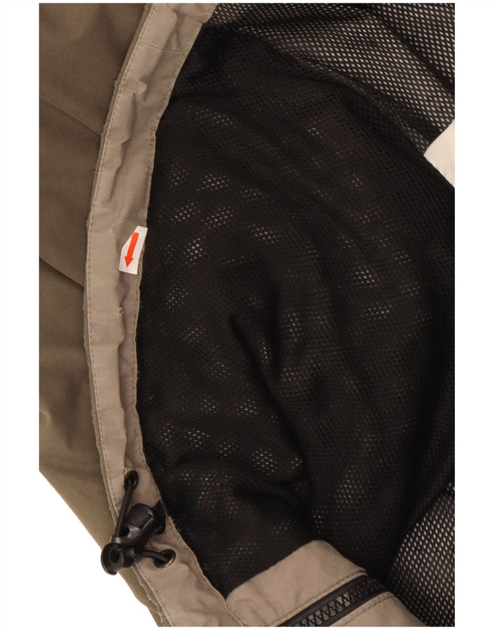 Giacca a vento con cappuccio da uomo Jack Wolfskin UK 36/38 Beige medio