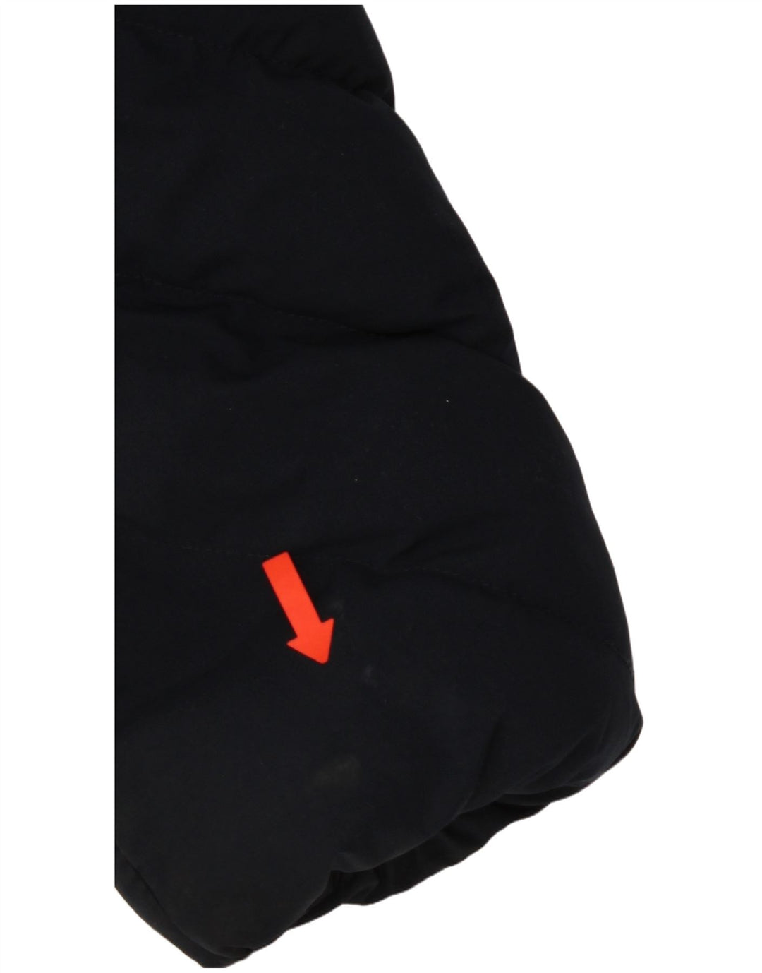 Cappotto imbottito con cappuccio da donna Superdry UK 10 Small poliestere blu navy