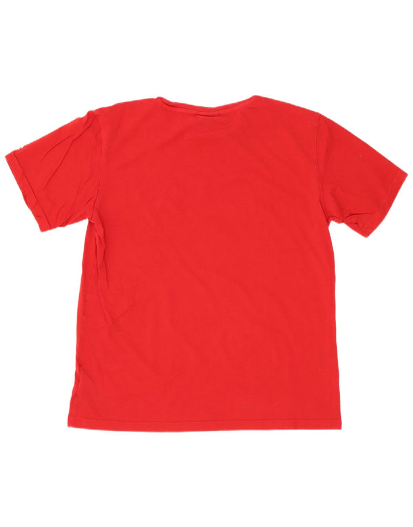 Maglietta Champion da ragazzo, 15-16 anni, 2XL, cotone rosso