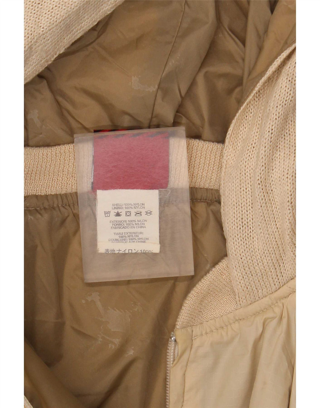 Giubbotto bomber con cappuccio da uomo Oakley UK 38 Nylon beige medio