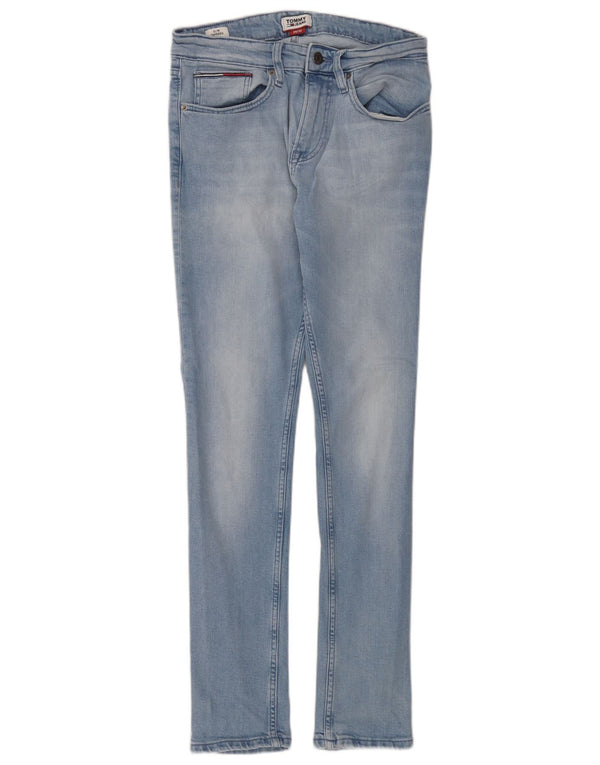 Jeans affusolati slim da donna Tommy Hilfiger W29 L32 cotone blu