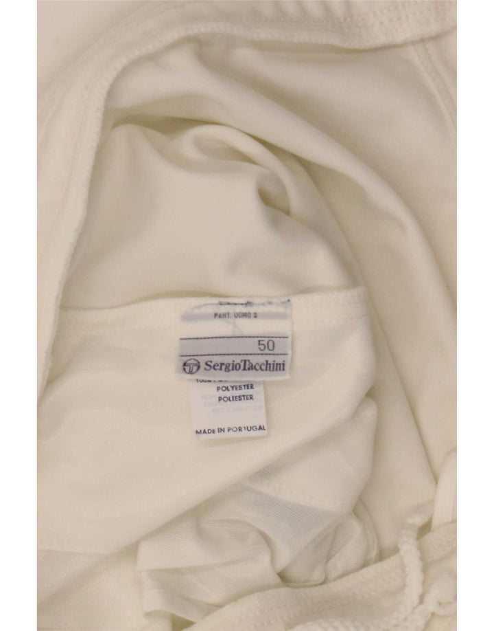 Pantaloncini sportivi da uomo Sergio Tacchini IT 50 Large Poliestere bianco