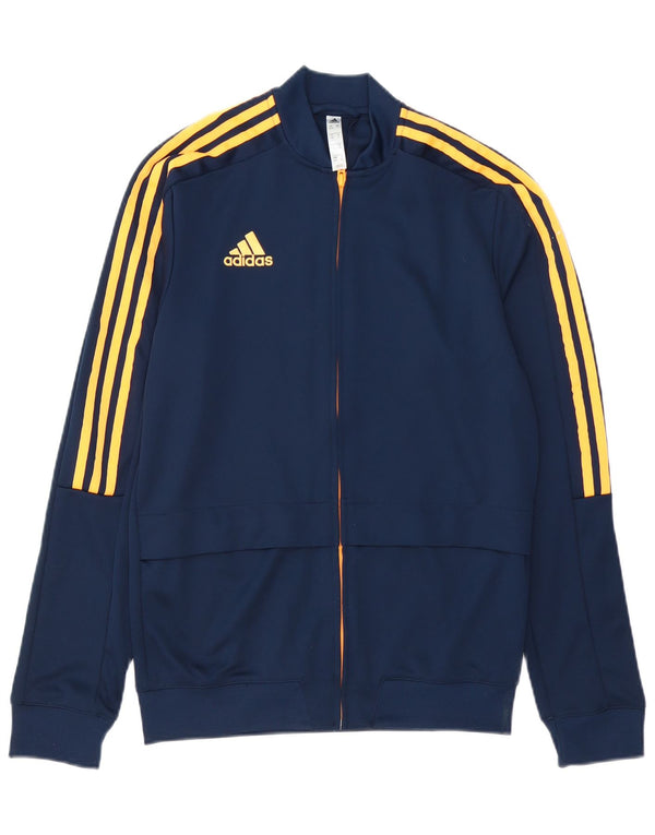 Giacca da tuta da uomo ADIDAS Climalite UK 36/38 Small Blu Navy