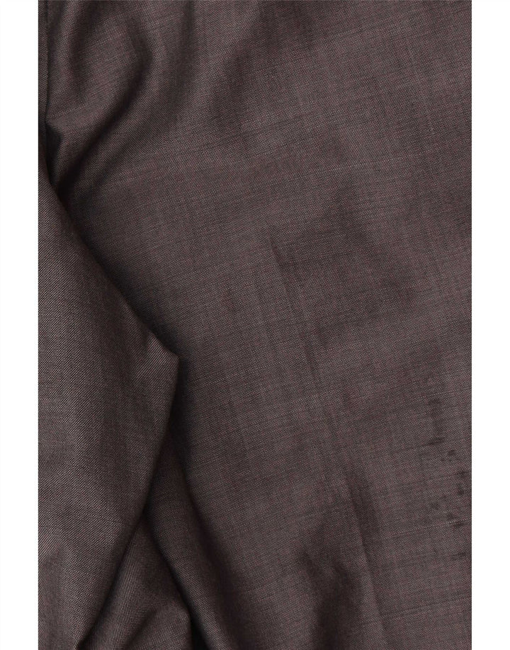Pantaloni da abito dritti autografi da uomo Marks & Spencer W32 L31 lana grigia