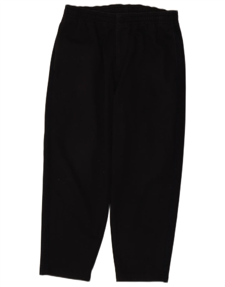 Pantaloni casual affusolati da uomo Adidas medi W32 L26 poliestere nero