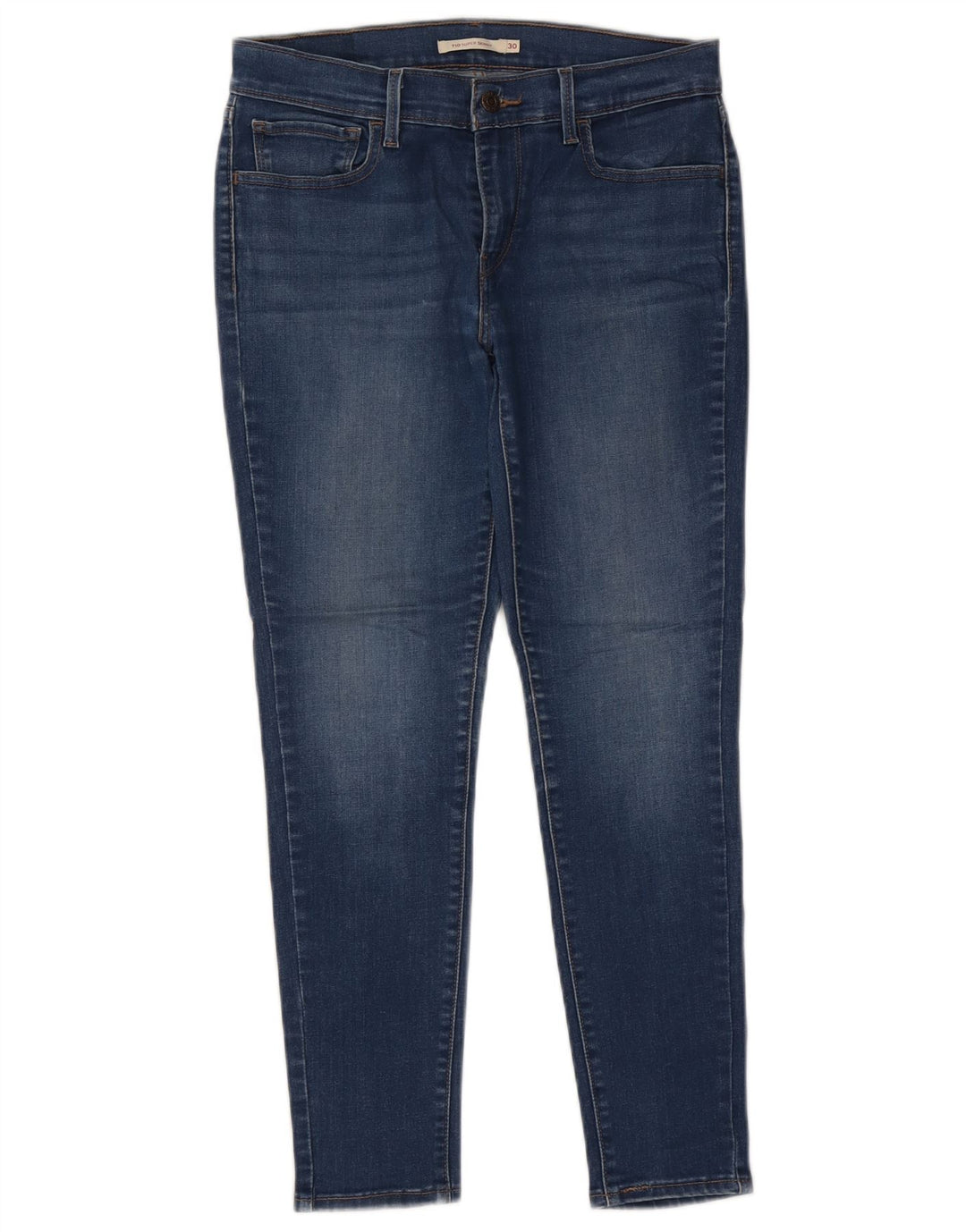 LEVI'S Jeans da donna 710 super skinny W30 L26 cotone blu