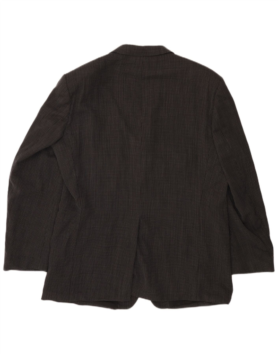 Giacca blazer da uomo a 3 bottoni HUGO BOSS EU 56 3XL lana maculata nera
