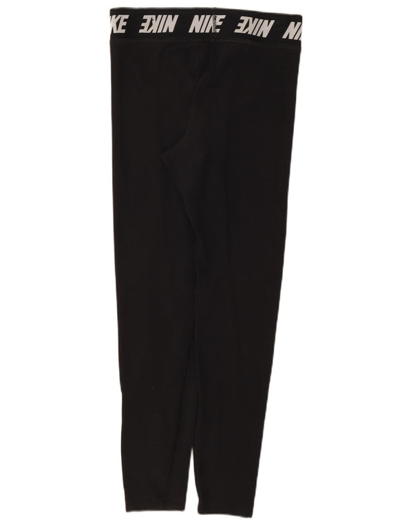 Leggings grafici da donna Nike UK 12 cotone medio nero