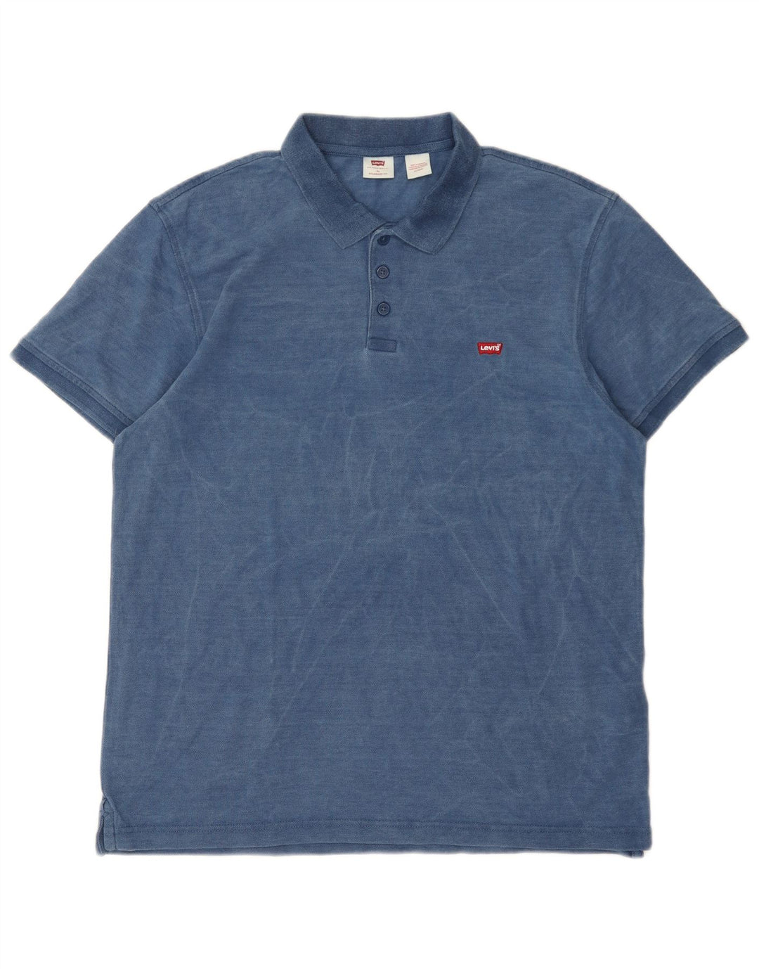 Polo Levi's da uomo vestibilità standard XL in cotone blu