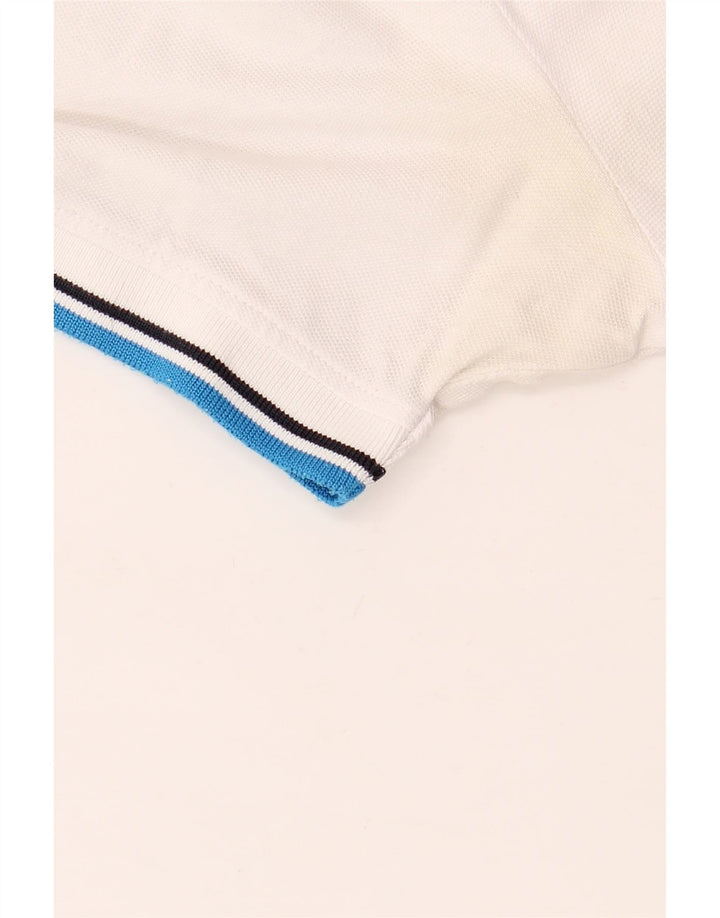 Polo Diadora Uomo Large Bianca in Cotone