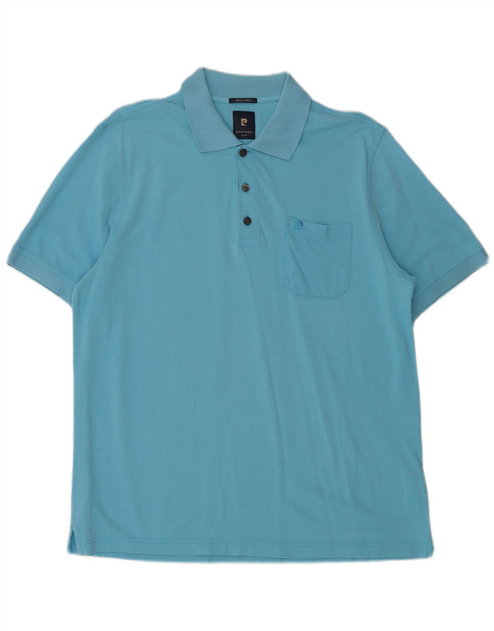 PIERRE CARDIN Polo Uomo Large Blu Cotone