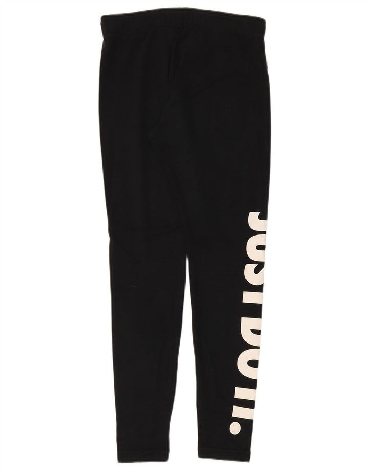 Leggings grafici da donna Nike UK 10 piccoli cotone nero